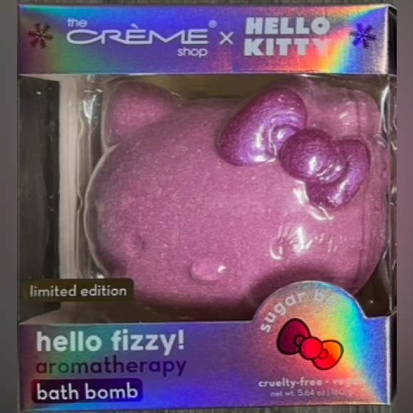 ✨The Crème Shop x Hello Kitty Hello Fizzy! Aromatherapy Bath Bomb Sugar Berry✨ - Picture 5 of 6